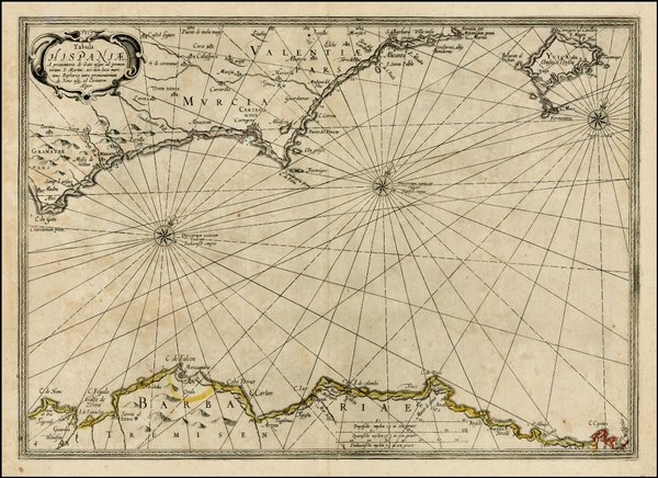 Tabula Hispaniae A promontorio de Gato usque ad promontorium S. …