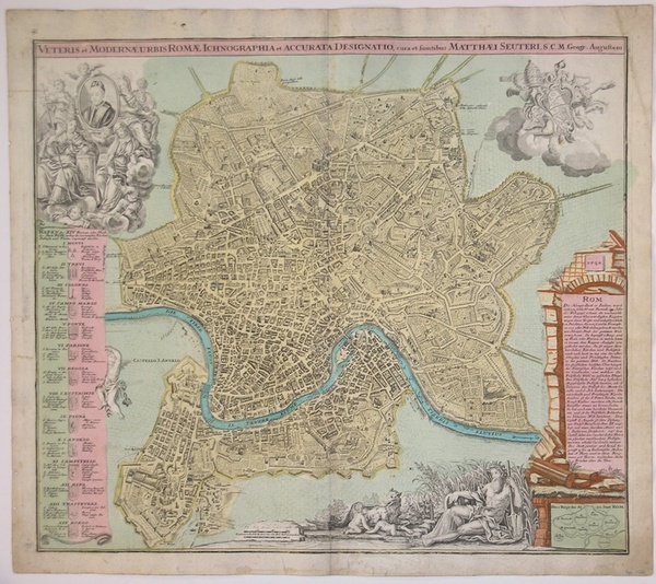 Veteris et Modernae urbis Romae Ichonographia et accurata Designatio…