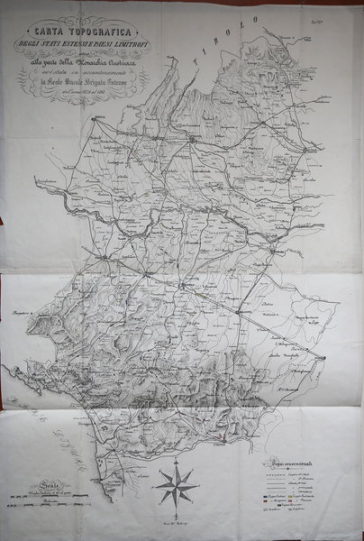Carta Topografica degli Stati Estensi e Paesi Limitrofi estesa alla …
