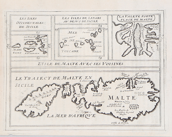 L'Isle de Malte avec ses Voisines