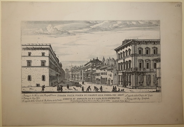 Strada dalla Piazza di S. Marco alla Chiesa del Giesu' …