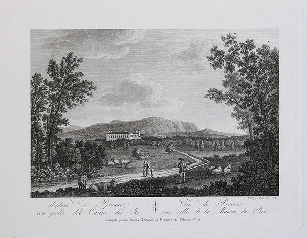 Veduta di Persano, con quella del Casino del Re