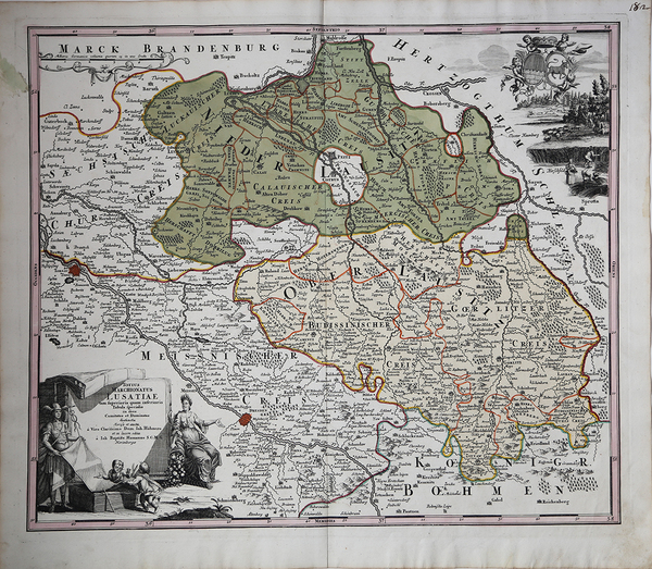 Totius Marchionatus Lusatiae…Tabula Specialis…