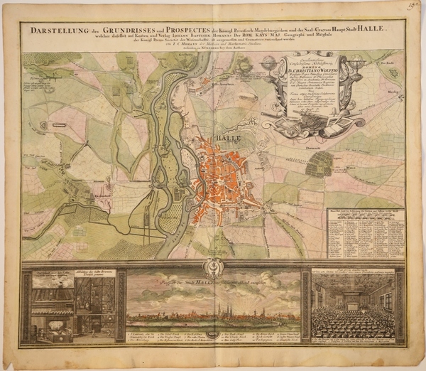 Darstellung des Grundrisses und Prospectes der