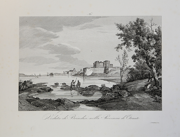 Veduta di Brindisi nella Provincia di Otranto