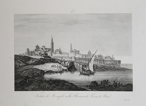 Veduta di Monopoli nella Provincia di Terra di Bari