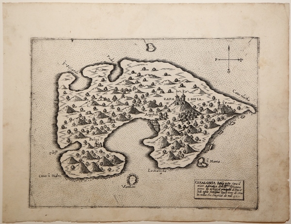 Cefalonia Insula sopra il mare Adriatico…