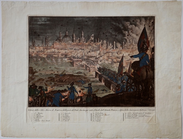 Veduta della Città e Piazza di Mantova dalla parte del …