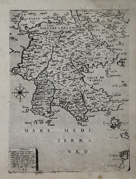 Morea Peninsula provinc.a principale della grecia posta su l'mare mediter.o …