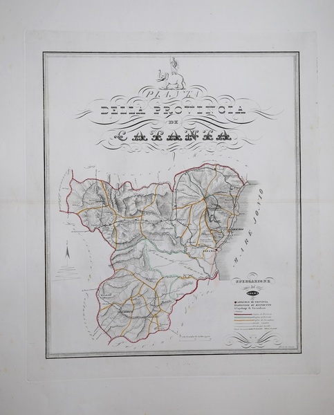 Pianta della Provincia di Catania