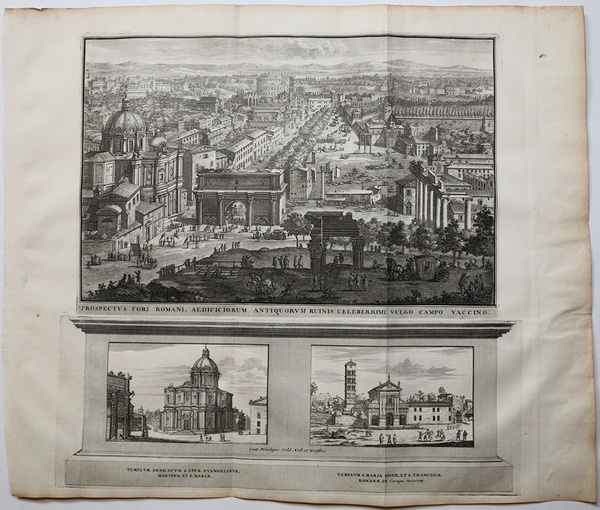 Prospectus Fori Romani, aedifiorum antiquorum ruinis celeberrimi: vulgo