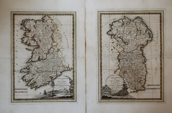 La parte occidentale & La parte orientale della Irlanda…