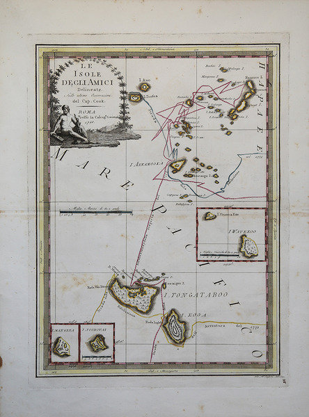 Le Isole degli Amici delineate sulle ultime osservazioni del Cap. …