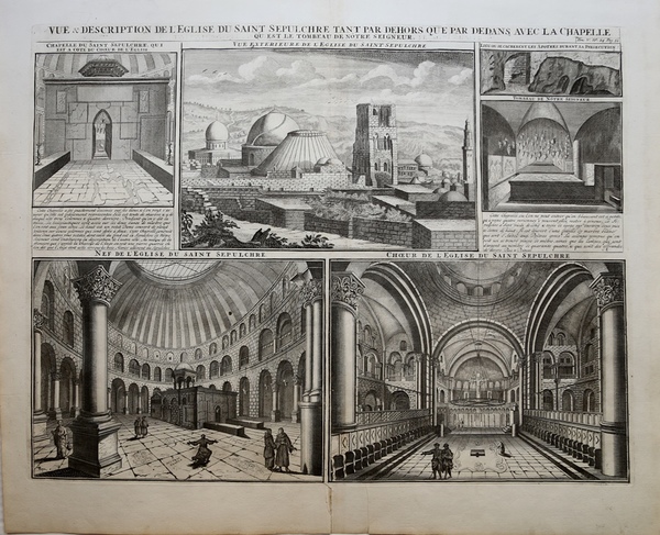 Vue & Description de L'Eglise du saint Sapulchre Tant par …