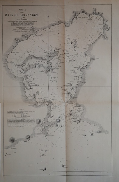 Pianta della Baia di Rio-Janeiro su quella Levata dal Barral …