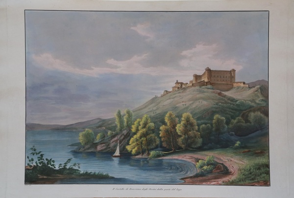 Il Castello di Bracciano degli Orsini dalla parte del lago