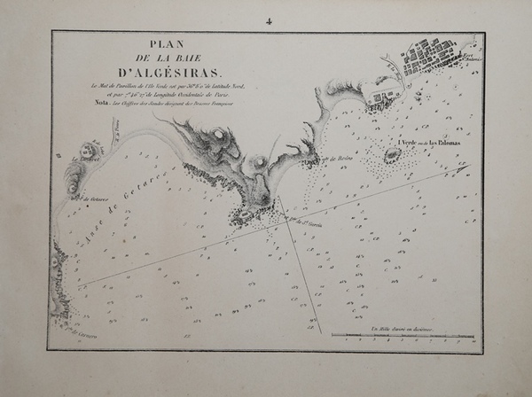 Plan de la Baie d'Algésiras