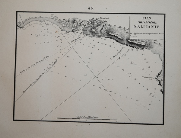 Plan de la Baie d'Alicante