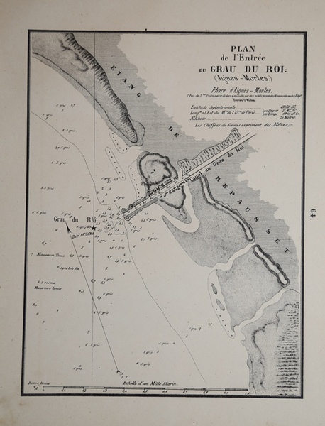 Plan de l'Entrée du Grau du Roi
