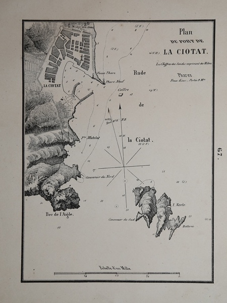 Plan du port de la Ciotat