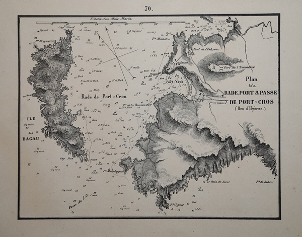 Plan de la Rade, Port & Passe de Port-Cros