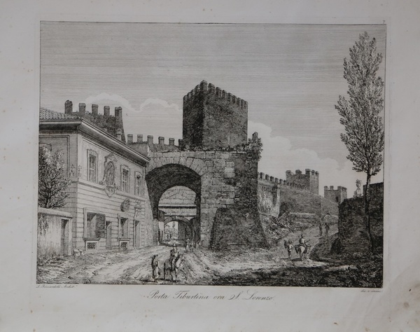 Porta Tiburtina ora S. Lorenzo