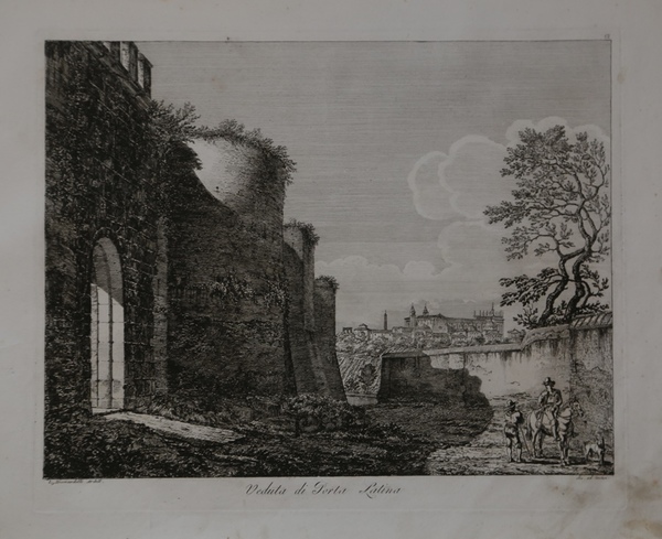 Veduta di Porta Latina
