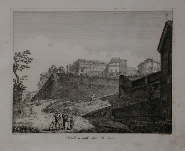 Veduta delle Mura Vaticane