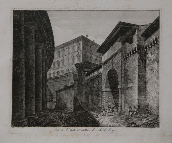 Porta di Sisto IV detta Arco di S. Anna