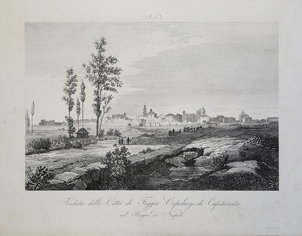 Veduta della Città di Foggia Capoluogo di Capitanata nel Regno …