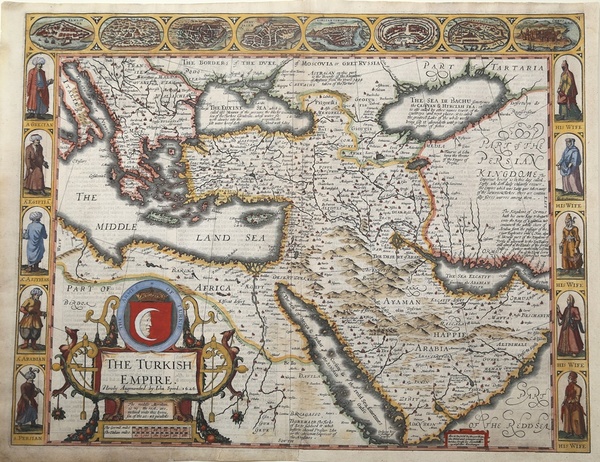 The Turkish Empire newly augmented by John Speed 1626