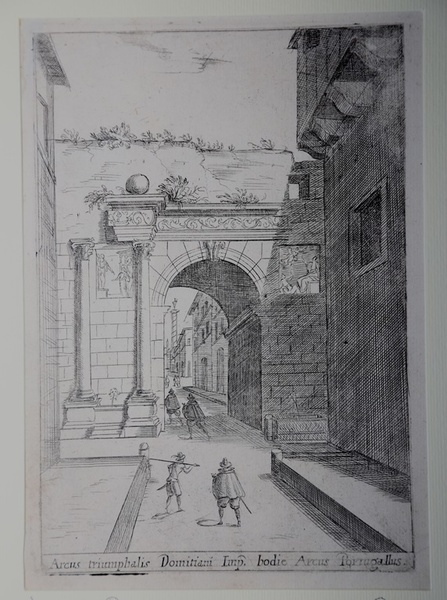 Arcus triumphalis Domitiani Imp. Hodie Arcus Portugallus