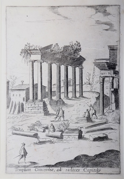 Templum Concordiae, ad radices Capitolij