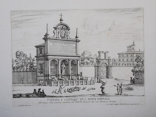 Fontana e Castello sul Monte Viminale