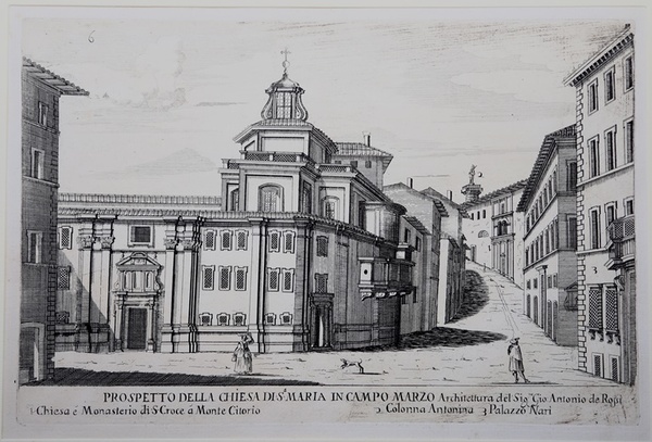 Prospetto della Chiesa di S.a Maria in Campo Marzio