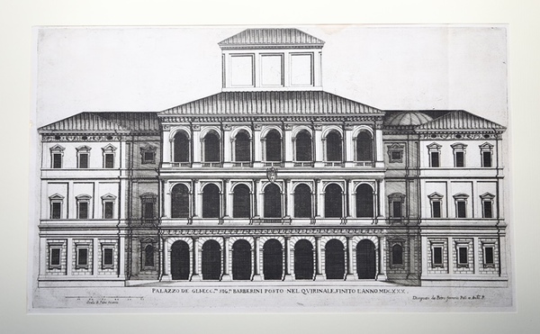 Palazzo de gli Ecc.mi Sig.ri Barberini posto nel Quirinale finito …