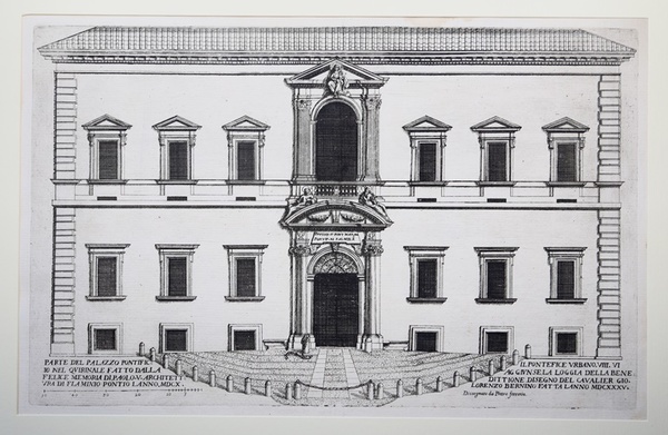 Parte del palazzo pontificio del Quirinale fatto dalla felice memoria …