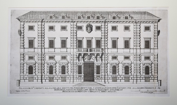 Palazzo de SS.ri Salviati alla Longara eretto da fondamenti dal …