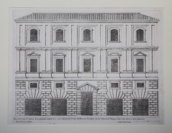 Palazzo de SS.ri Cenci alla dogana fabricato con architettura di …