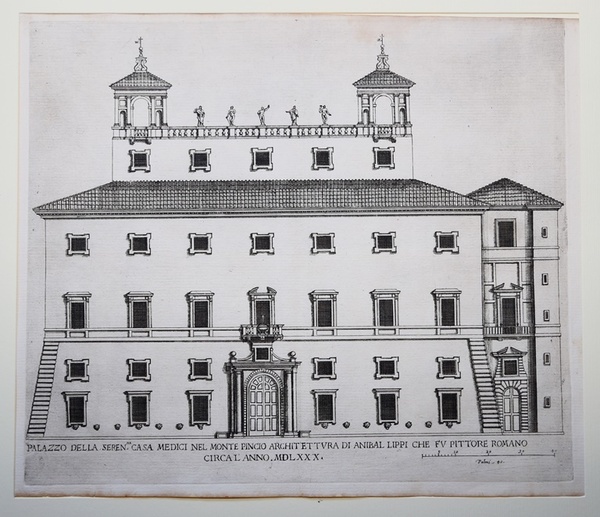 Palazzo della Seren.ma casa Medici nel monte Pincio architettura di …