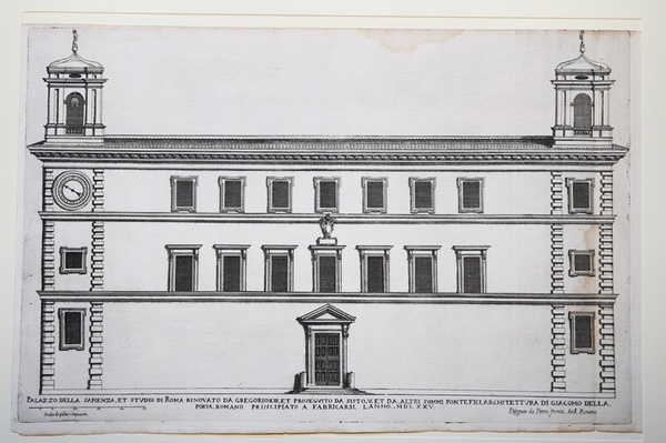 Palazzo della Sapienza, et Studio ri Roma rinovato da Gregorio …