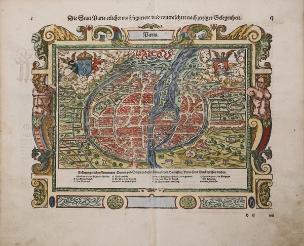 Die Statt Paris etlicher maß figuriert und contrafehtet nach ietziger …