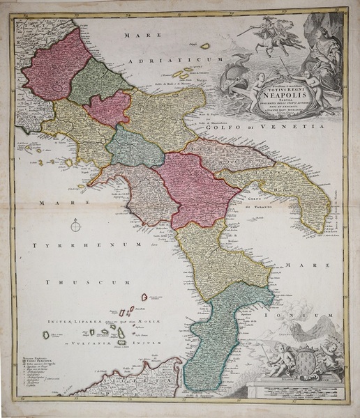 Novissima & exactissima Totius Regni Neapolis tabula praesentis belli statui …