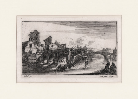 (Veduta del ponte Santa Maria oggi Ponte Rotto)