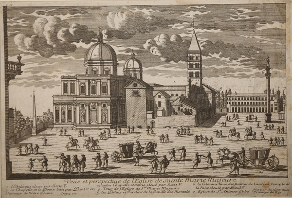 Veüe ed perspective de l'Eglise de Sainte Marie Majeure