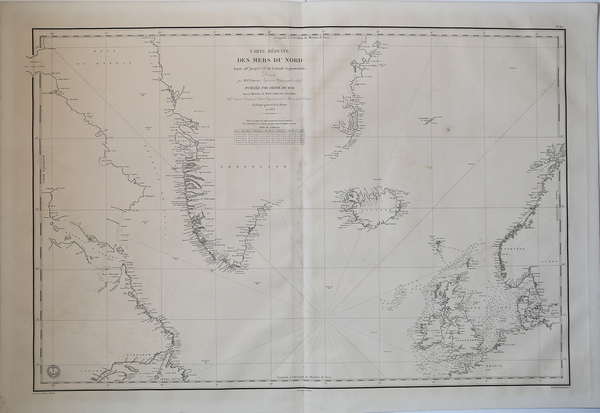 Carte reéduite des Mers du Nord…