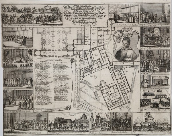 Neuer und genauester Gründriss des Conclave mit seinem.