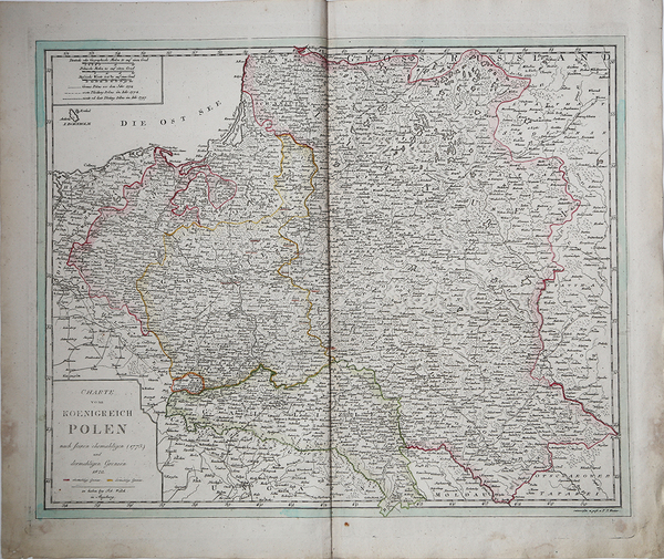 Charte vom Koenigreich Polen nach seinen ehemahligen (1773) und demahligen …