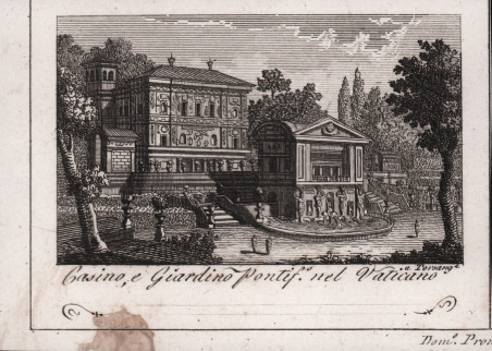 Casino e Giardino pontif.o nel Vaticano