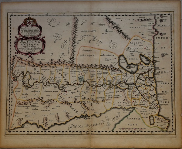 Aegyptus Antiqua divisa in Nomos. Authore P. Duval Abbeviliense…